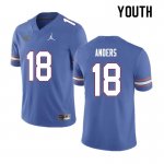 Youth Florida Gators #18 Jack Anders NCAA Nike Blue Authentic Stitched College Football Jersey ENU2562CJ